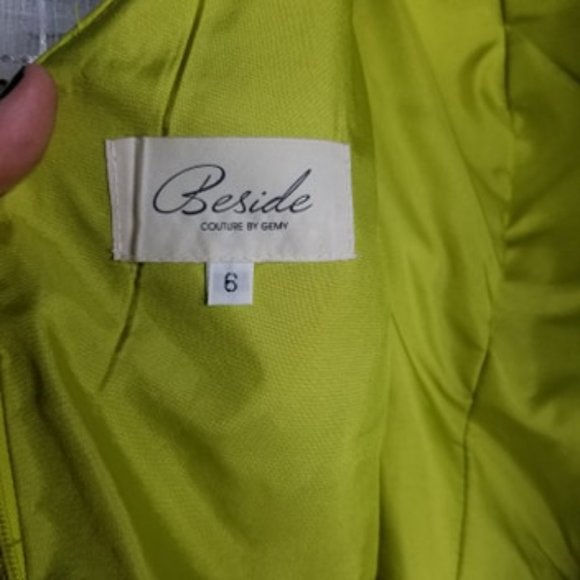 NWT Beside Couture By Gemy Mermaid Formal Gown Sz6 - Picture 6 of 9